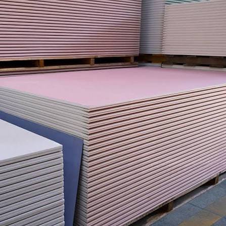 Red board — fire-rated gypsum board